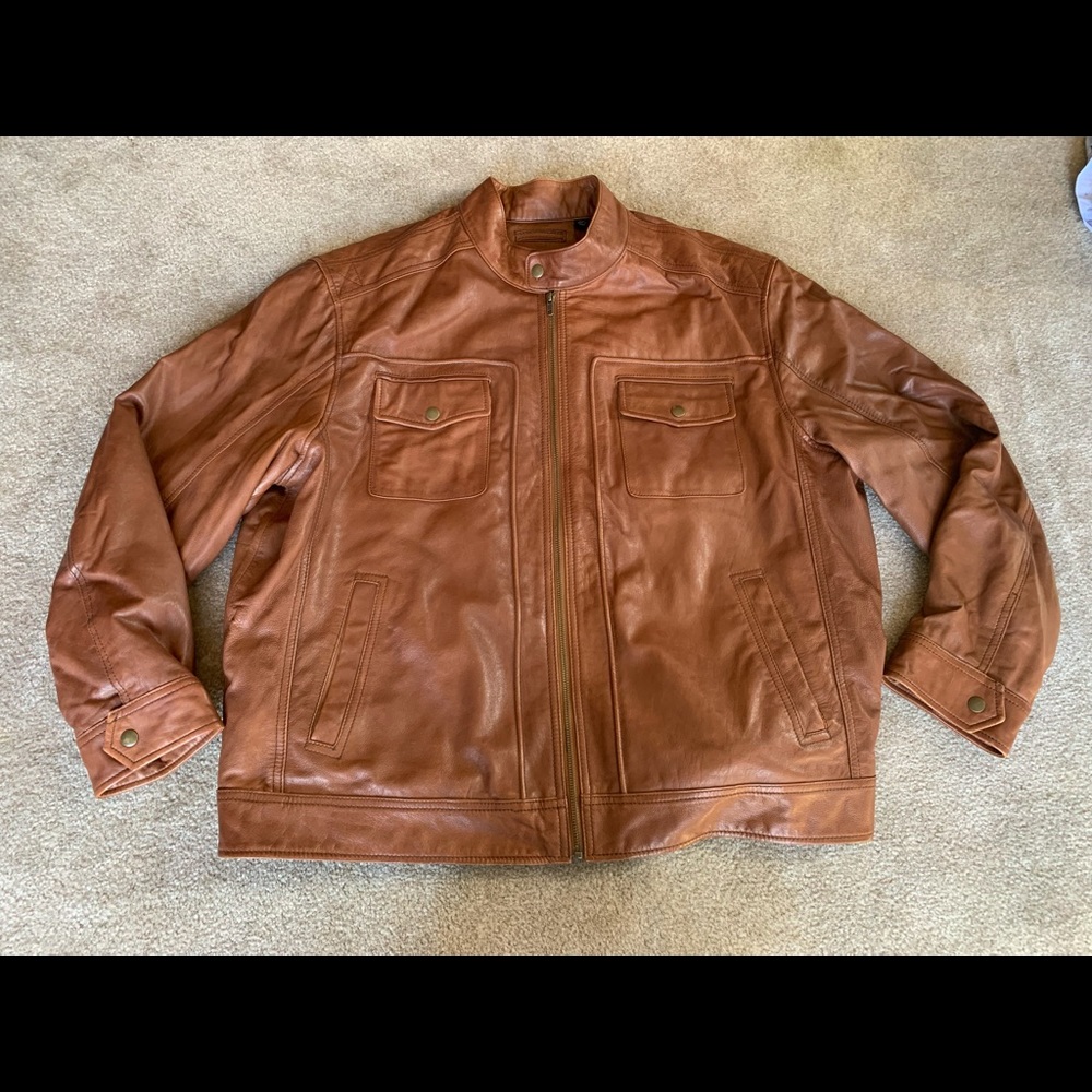2XL Leather Jacket - Roundtree and York